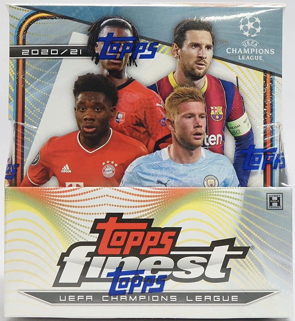 2020-21 Topps Finest UEFA Champions League Soccer Card Box Set